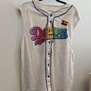 Dodgers Sleeveless Pride Jersey from Dodger stadium XL